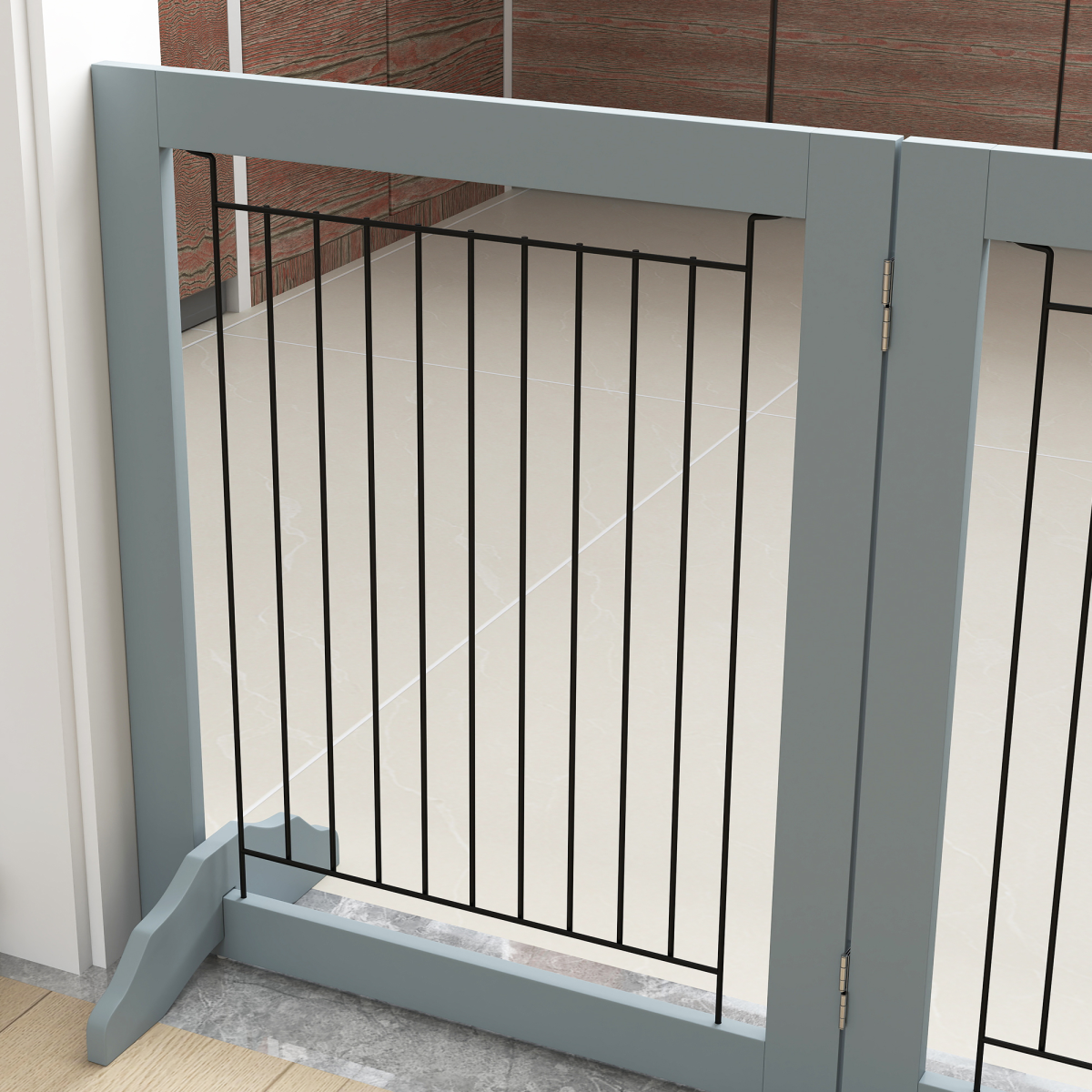 cortex-london-windsor-foldable-wooden-pet-gate-three-panel-grey