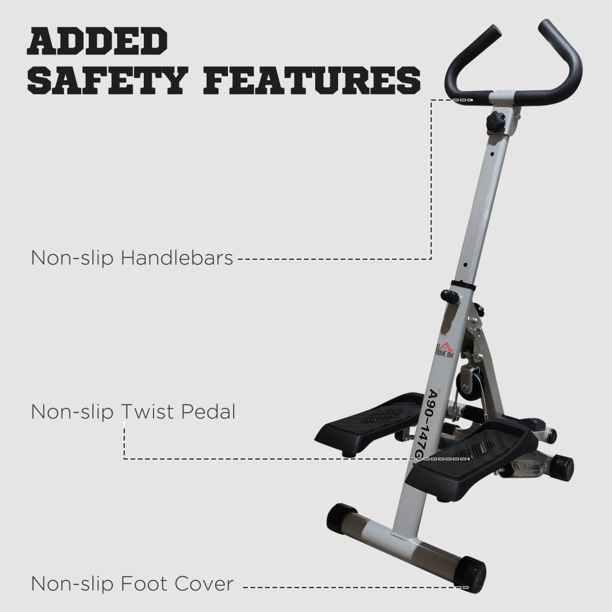 cortex-london-windsor-foldable-stepper-machine-handlebar-lcd-display-grey