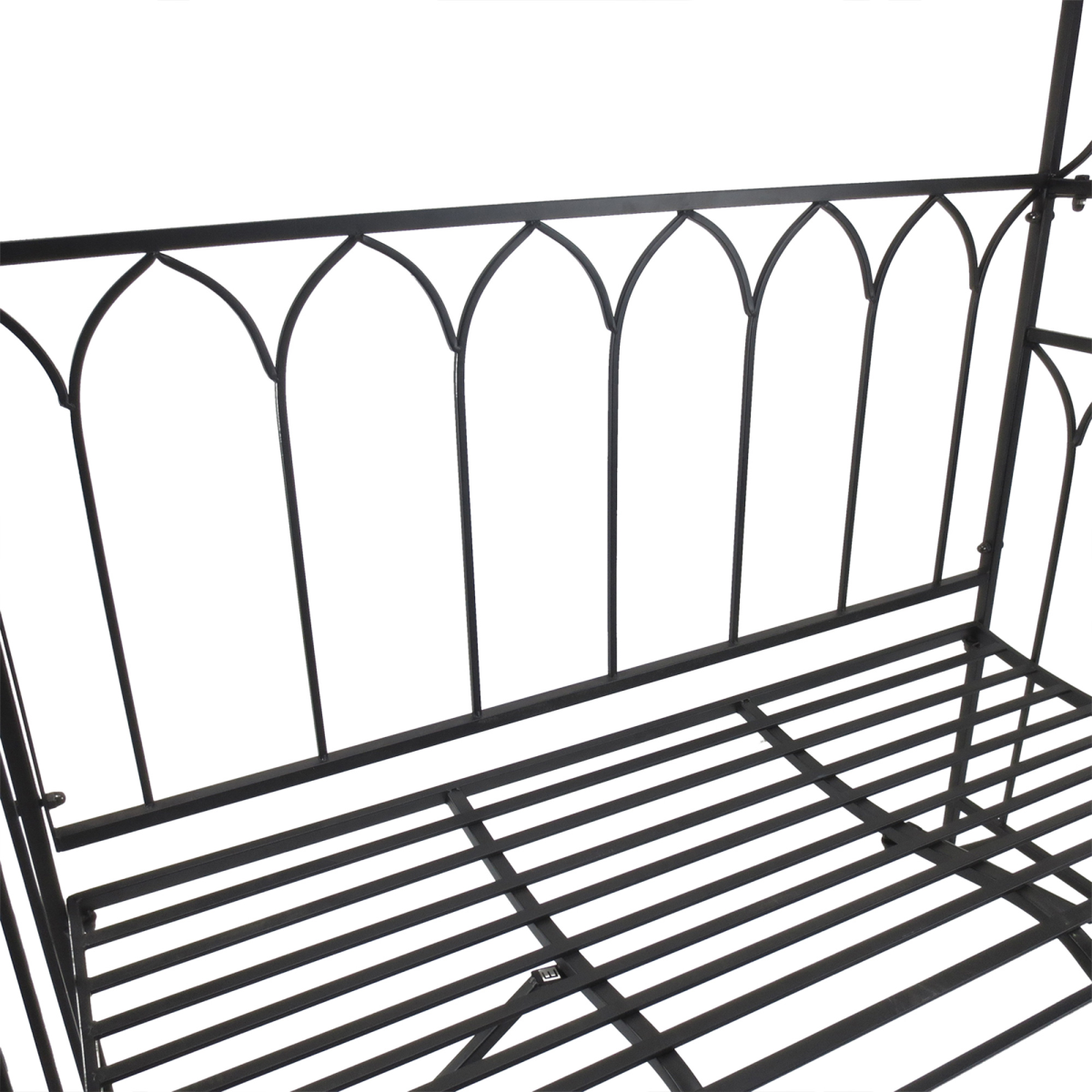 cortex-london-windsor-garden-arbour-bench-climbing-trellis-black-metal
