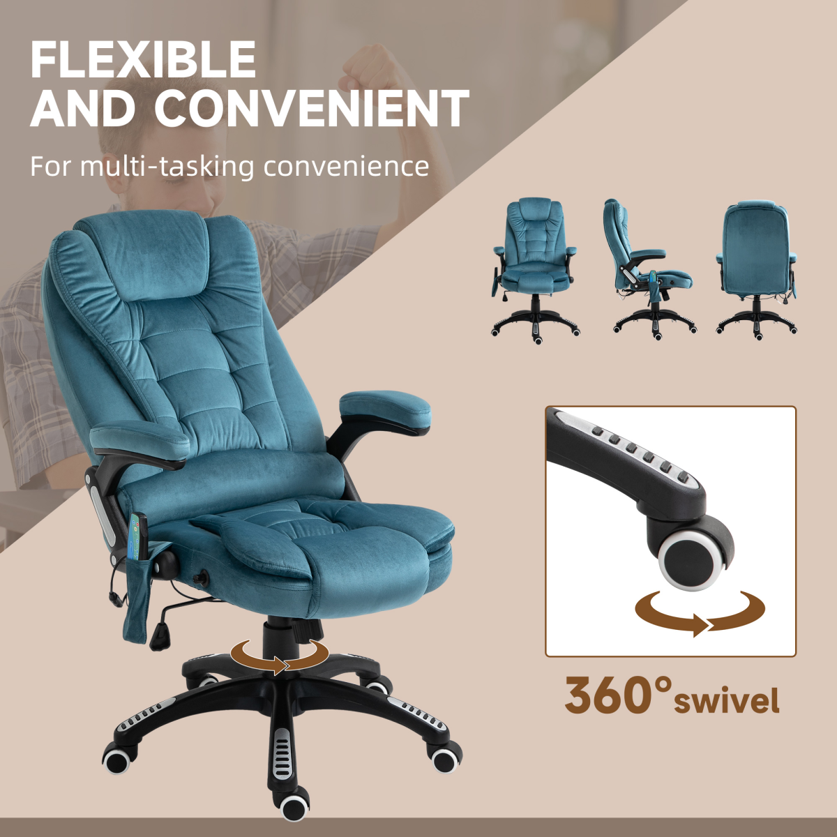 cortex-london-windsor-blue-heated-massage-executive-reclining-chair