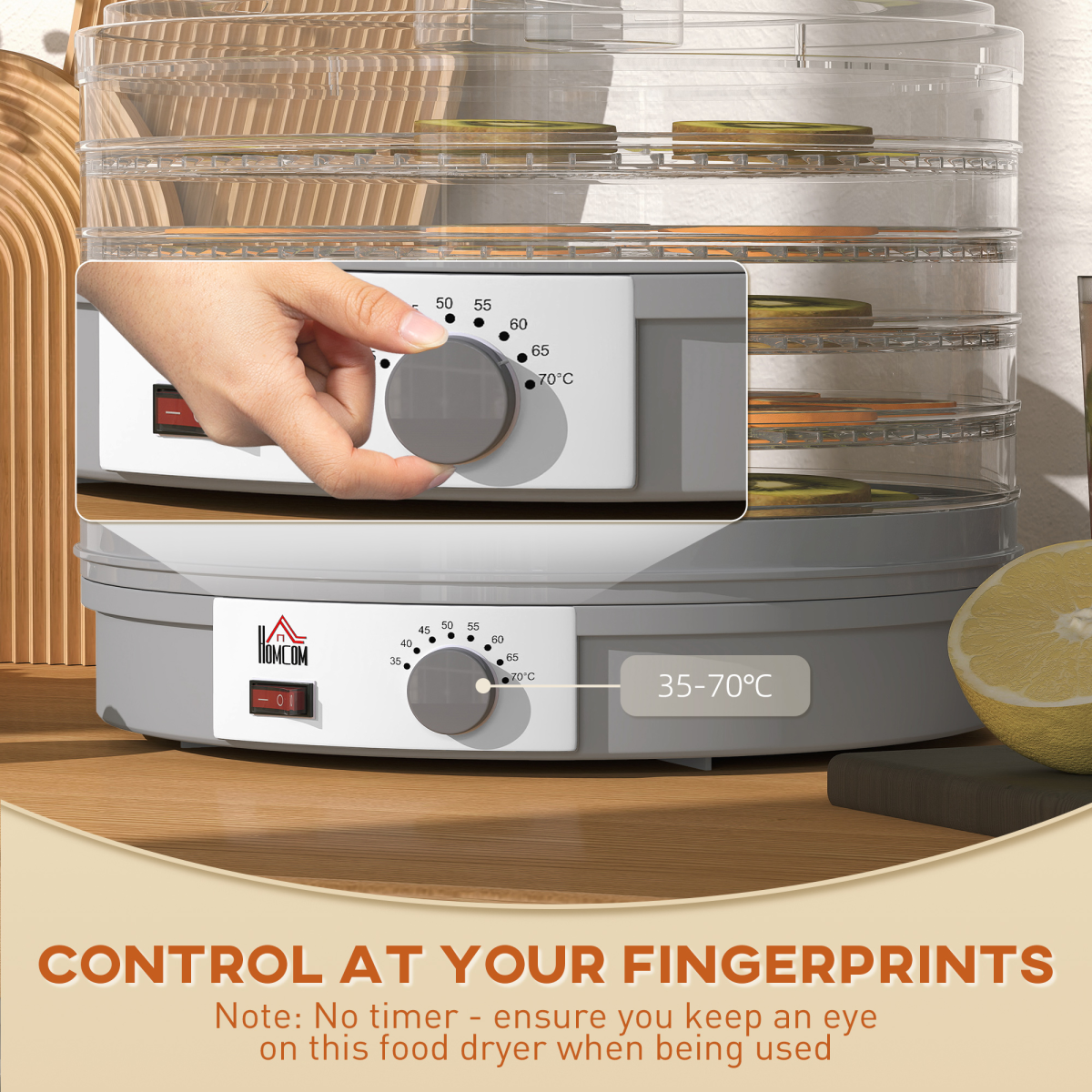 cortex-london-yorkshire-five-tier-food-dehydrator-grey