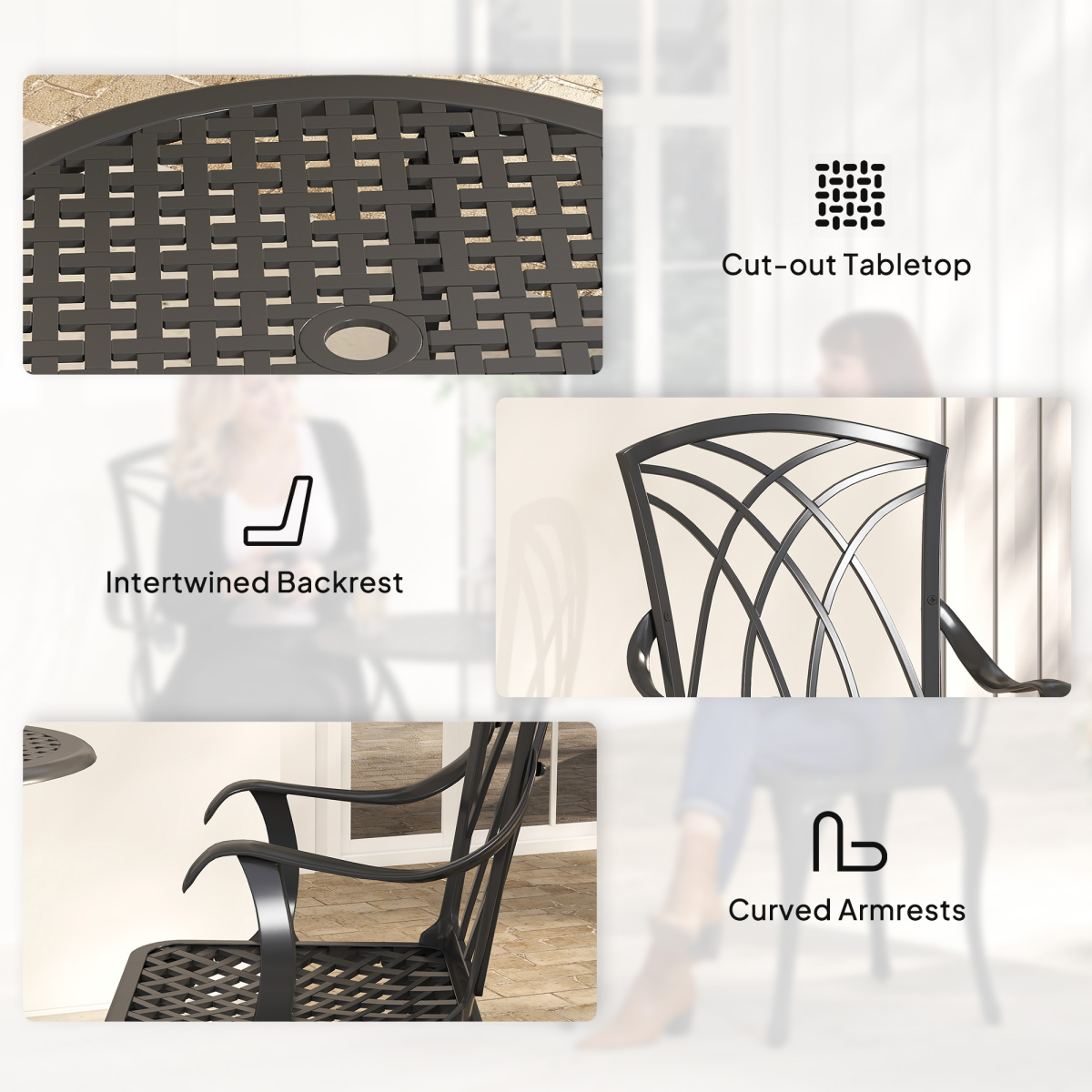 cortex-london-windsor-cast-aluminium-2-seater-garden-table-chair-set-brown