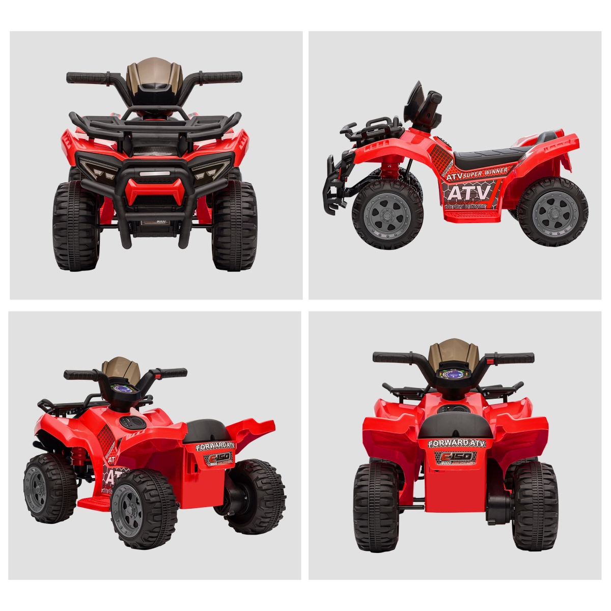 cortex-london-windsor-red-6v-kids-electric-ride-on-quad-bike-atv