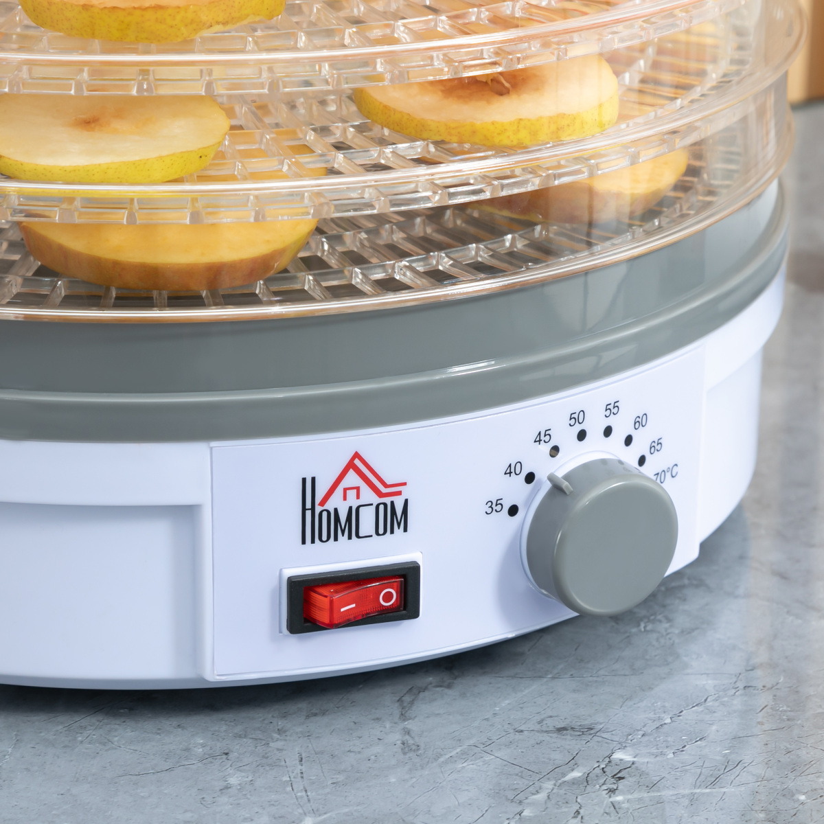 cortex-london-windsor-five-tier-stainless-steel-food-dehydrator-245w