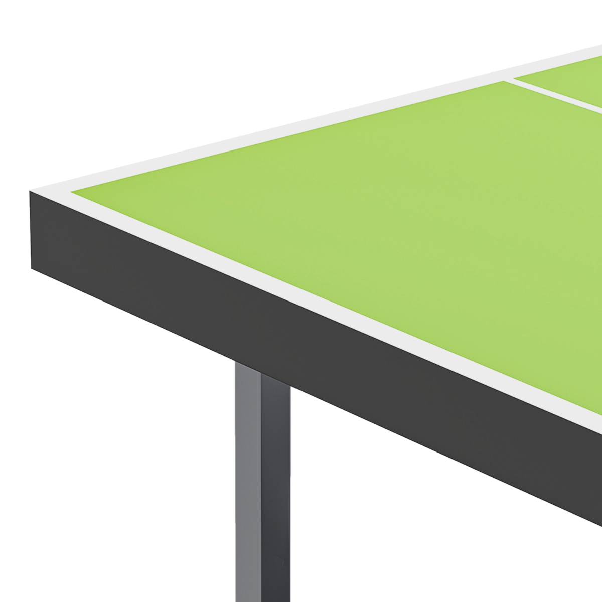 Tennis Table Ping Pong Foldable with Net Game Steel 182cm Indoor, Green HOMCOM