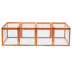 New Rabbit Hutch Cage with Run and Play Space Mesh Wire Safety for Outdoor