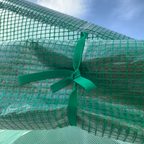 4.47 x 3 x 2m Walk-in Polytunnel Tent,  PE Cover, ZipDoor 6Windows, Green