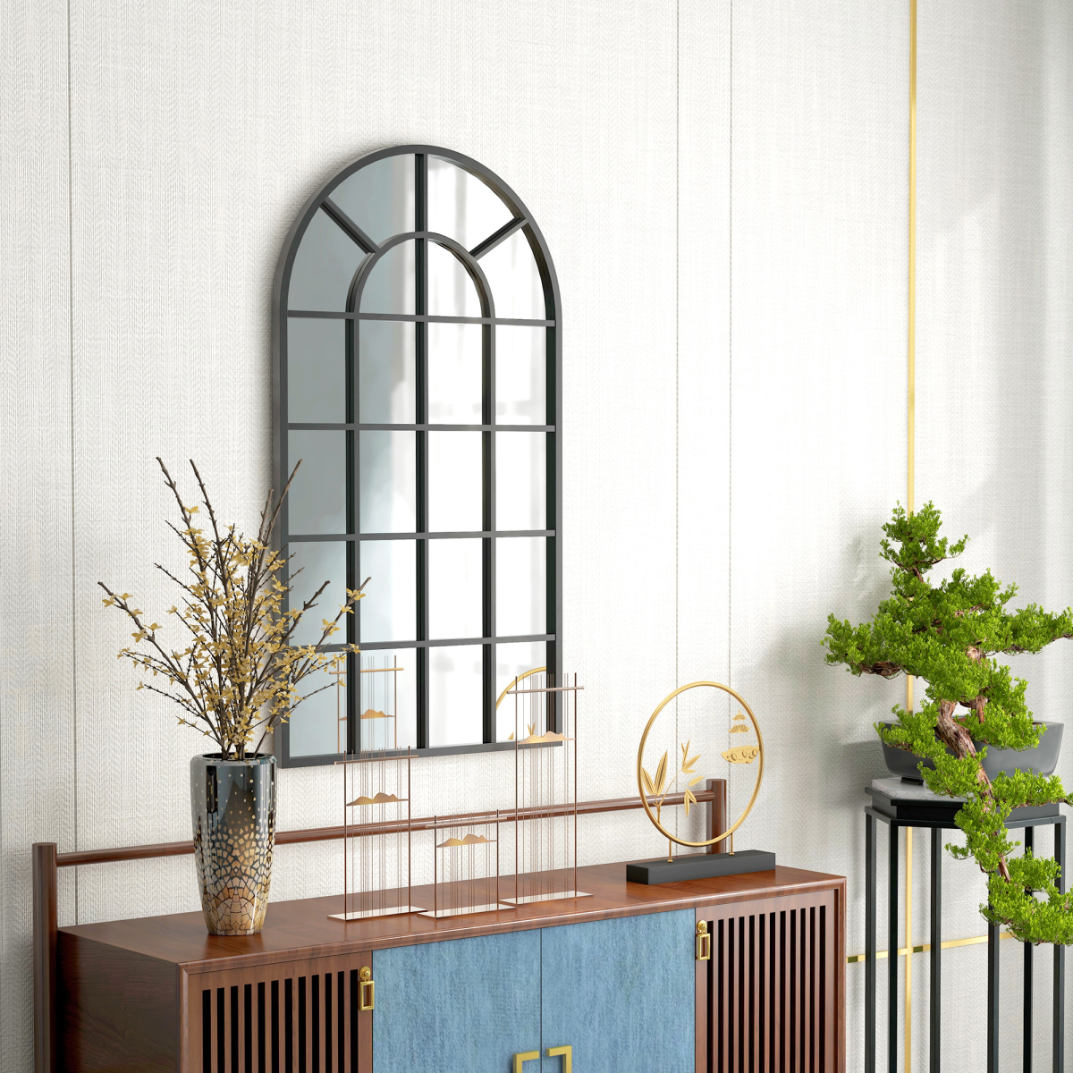 cortex-london-york-arch-window-wall-mirror-black-110x62cm