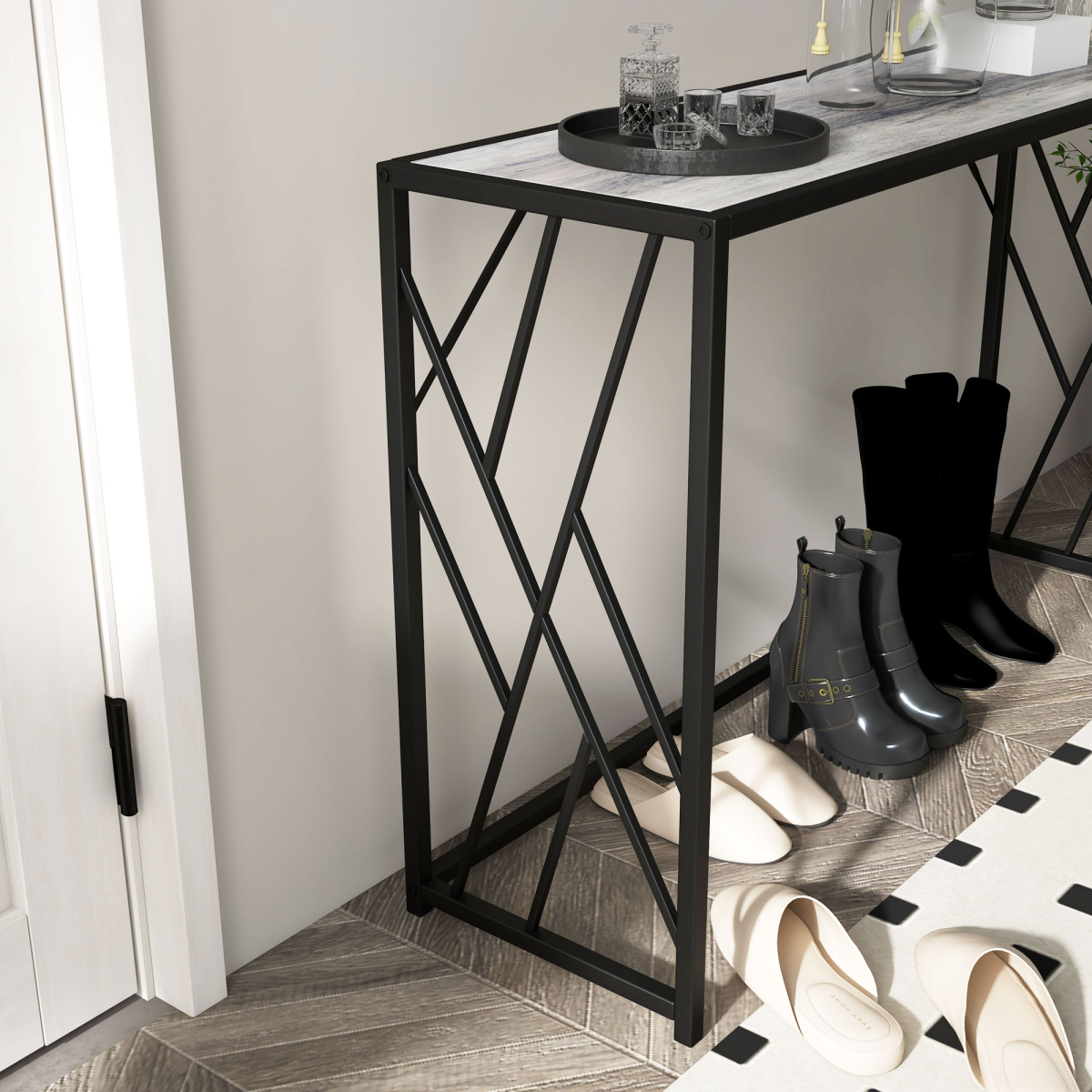cortex-london-york-vintage-industrial-console-table-grey-wood-effect-black-metal-frame