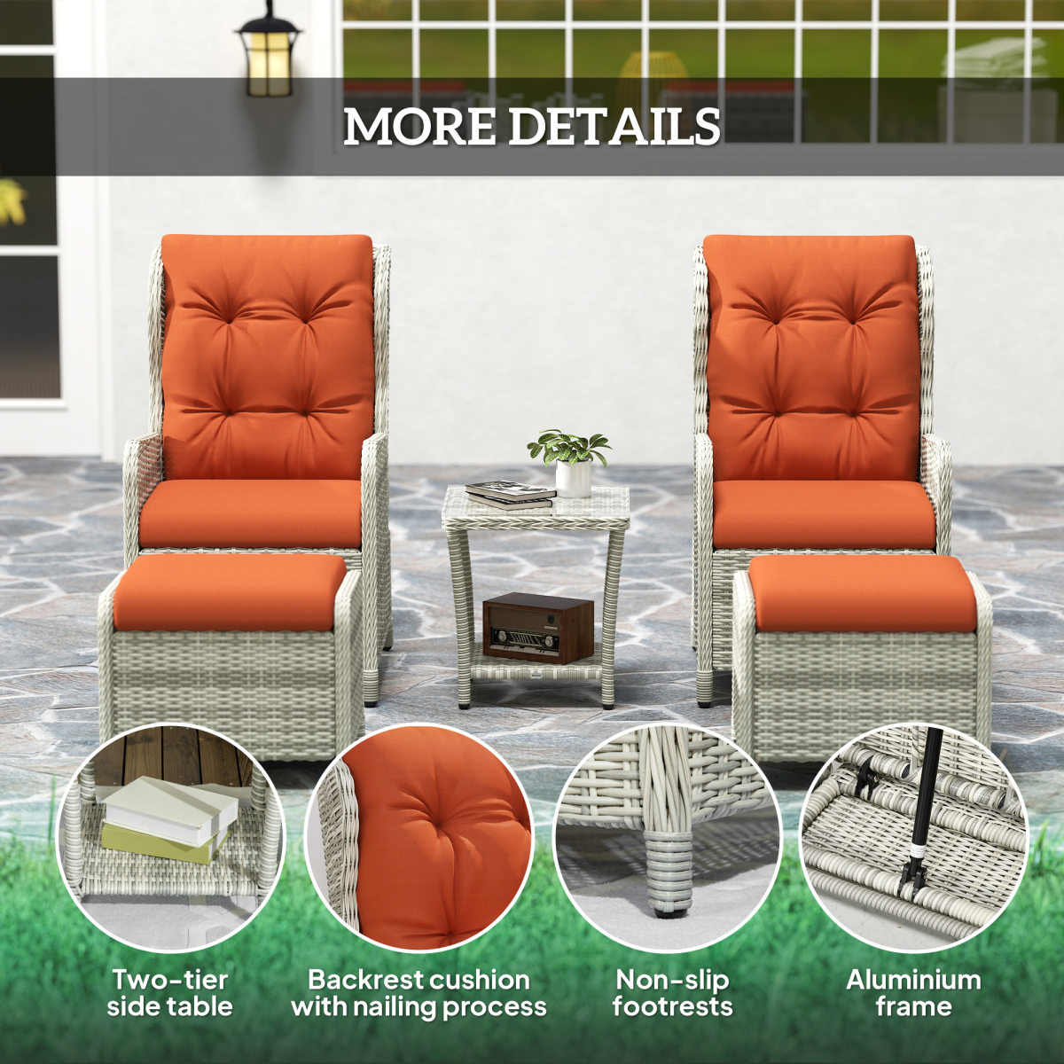 cortex-london-windsor-orange-rattan-recliner-garden-furniture-set