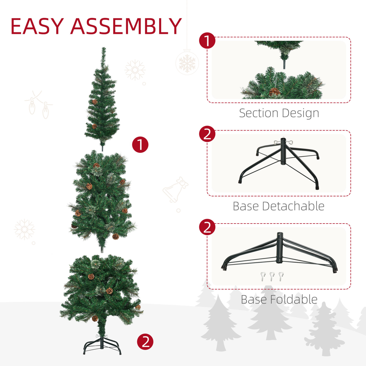 cortex-london-windsor-six-point-five-foot-artificial-slim-christmas-tree-pine-cones