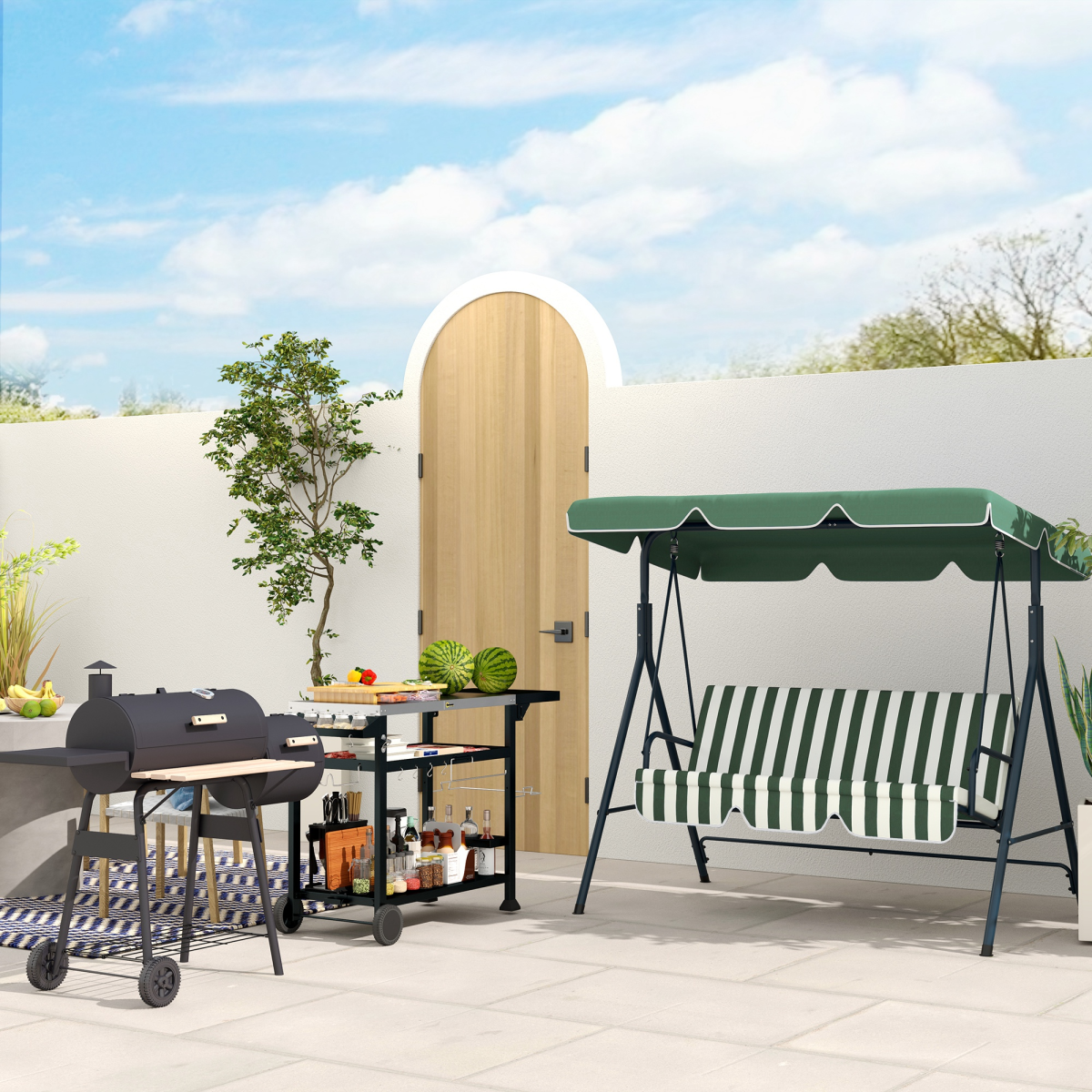 cortex-london-windsor-portable-charcoal-bbq-smoker-grill-cold-rolled-steel