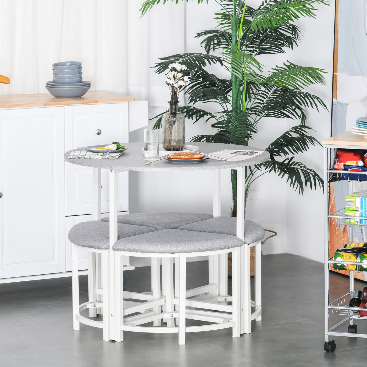 cortex-london-windsor-round-dining-table-set-four-padded-stools