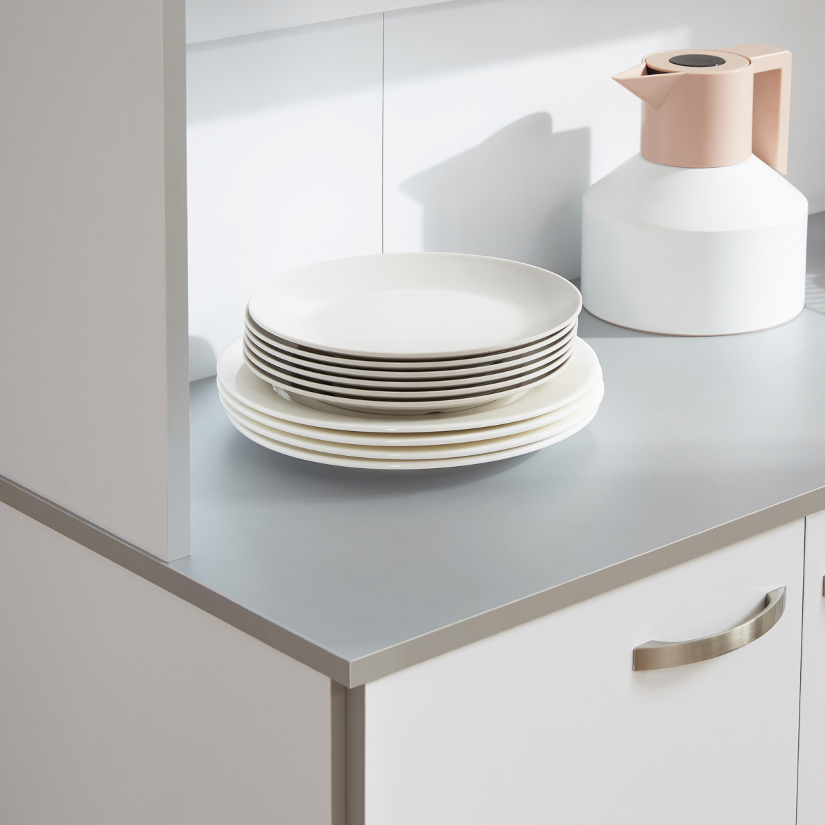 cortex-london-kensington-kitchen-storage-cabinet-with-doors-drawer-white-silver-coloured-handles