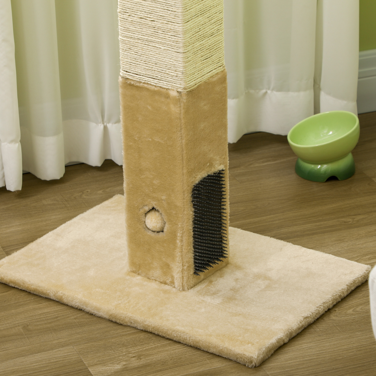 cortex-london-pawhut-cat-scratching-post-scratcher-climber-beige-jute-plush