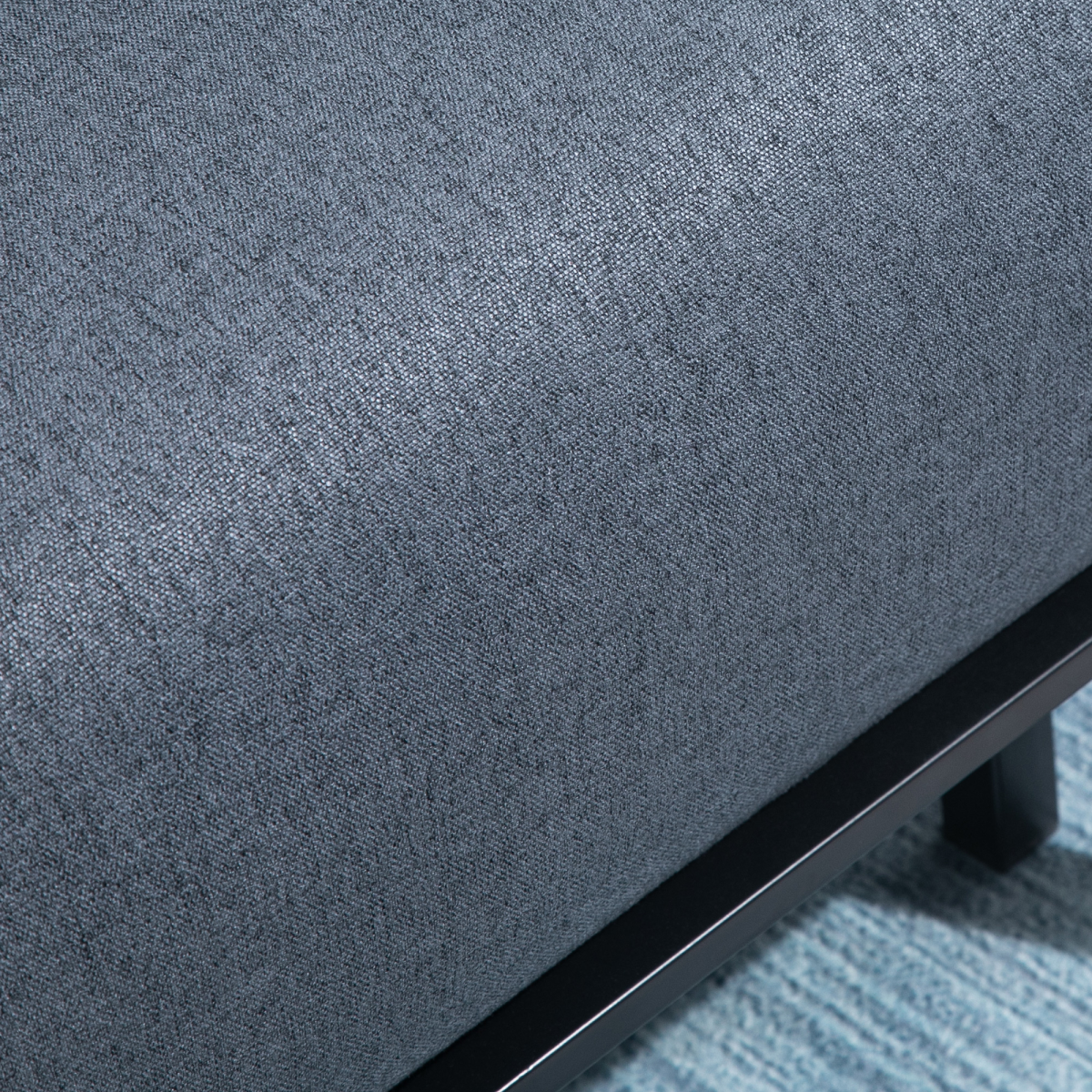 cortex-london-windsor-faux-suede-five-position-futon-single-sofa-bed-black