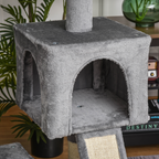 Cat Tree Tower w/ Sisal Scratching Posts Pad Hanging Ball Perch Condo Hammock