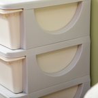 HOMCOM Kids Storage Unit w/ Three Drawers Three-Tier Chest Vertical Dresser
