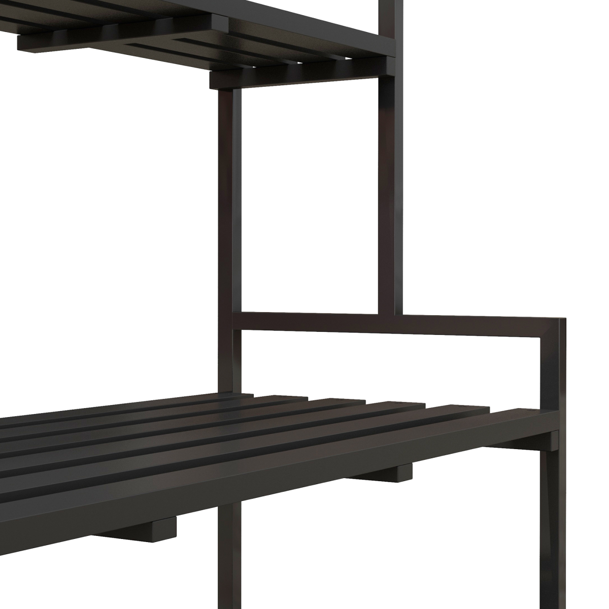 cortex-london-windsor-three-tier-black-plant-rack-with-hanging-hooks