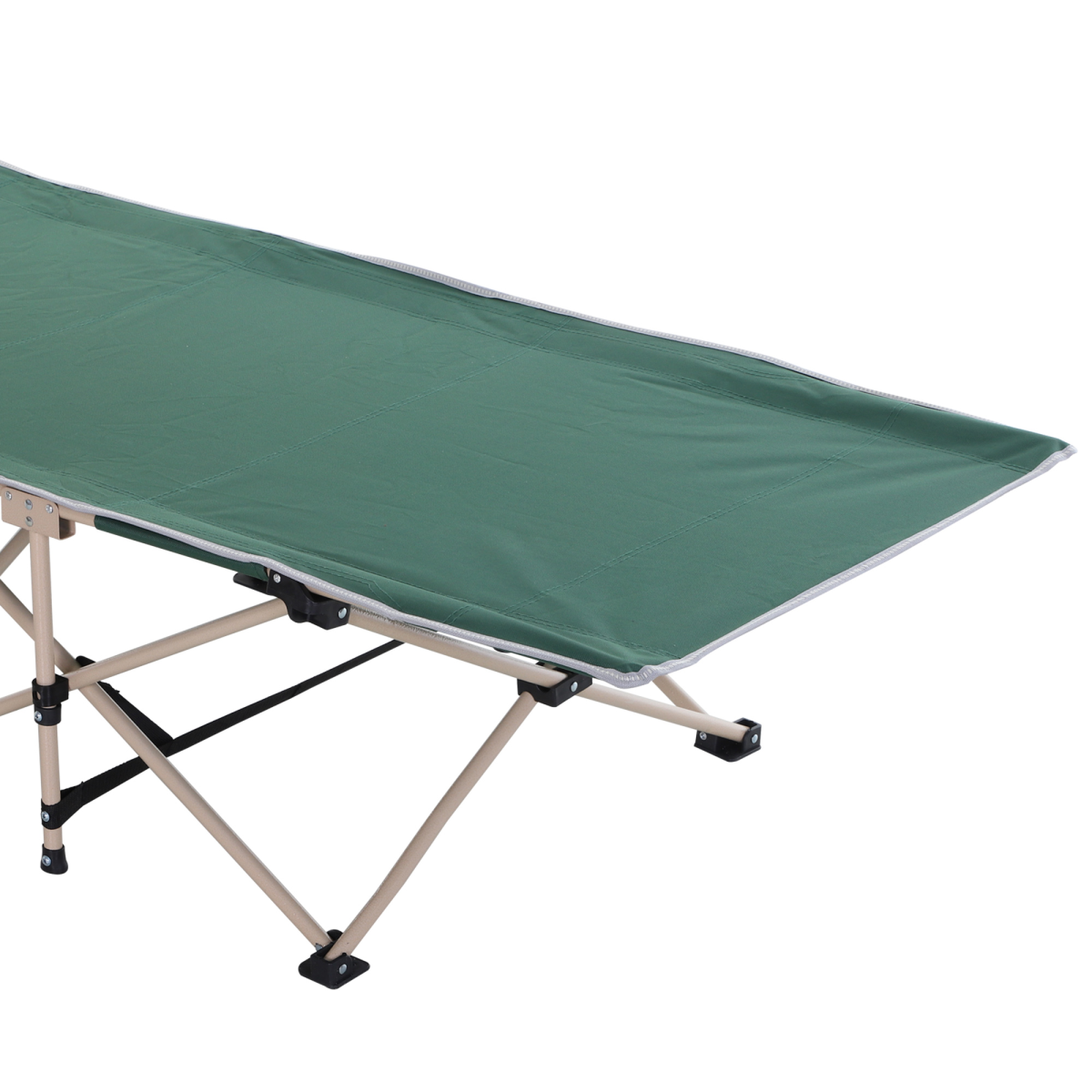 cortex-london-windsor-portable-camping-cot-green-outsunny