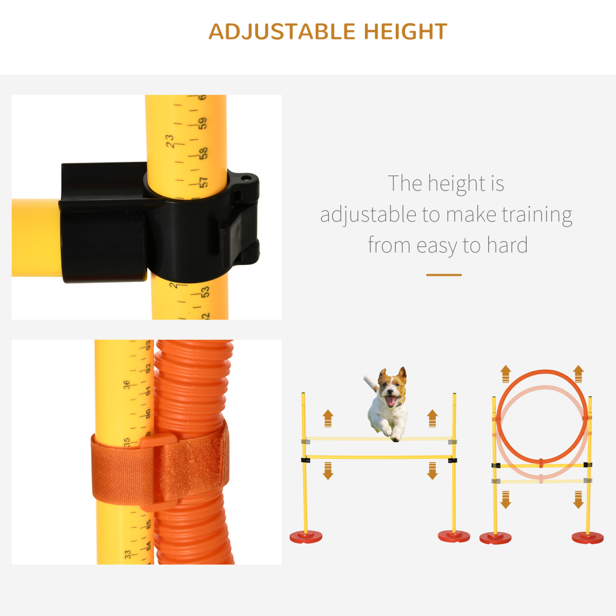 cortex-london-windsor-4-piece-outdoor-dog-agility-training-set-high-jump-tunnel-poles-jumping-ring