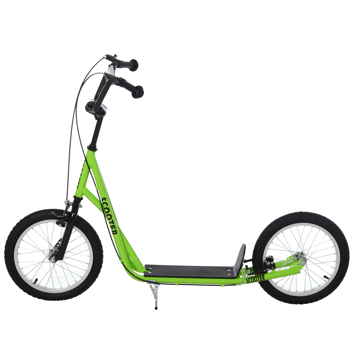 cortex-london-windsor-light-green-childrens-scooter-steel-aluminium-rubber