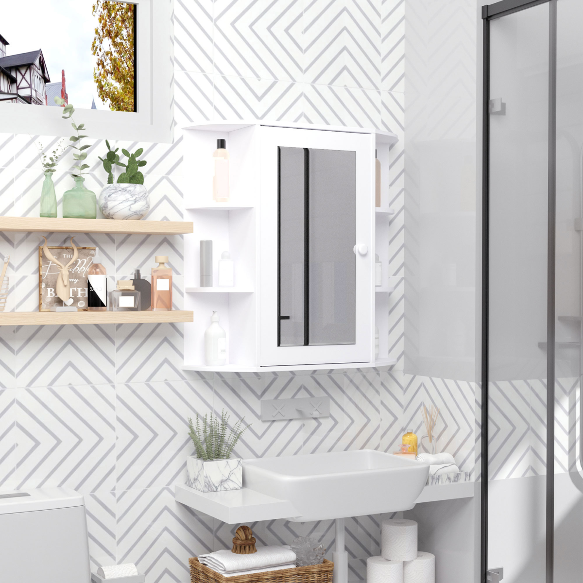 cortex-london-york-wall-mounted-bathroom-cabinet-mirror-white-mdf-storage-shelves