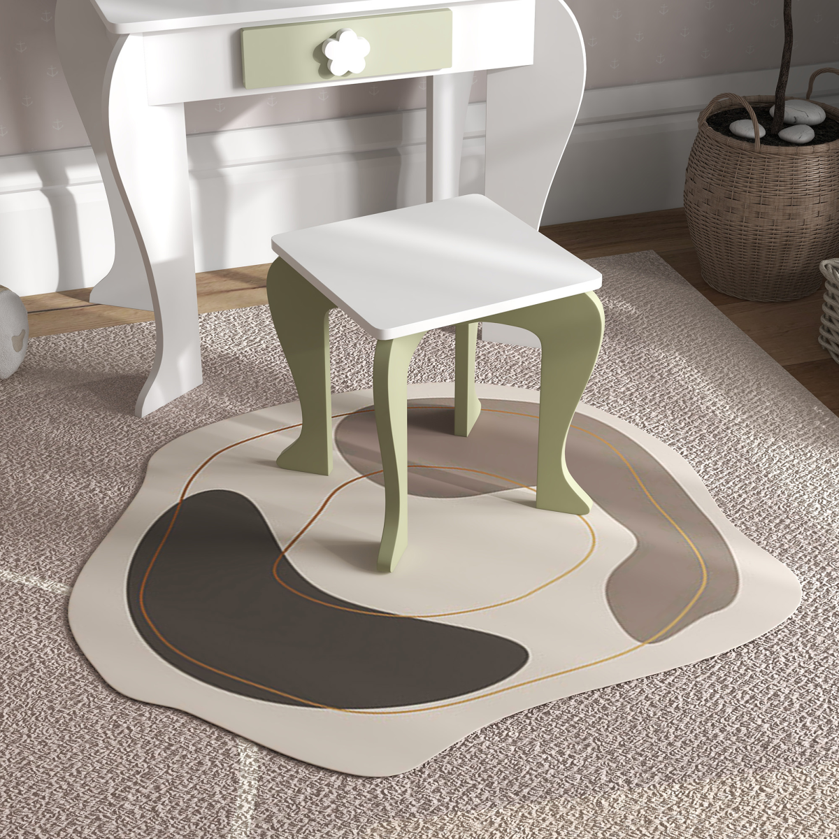 cortex-london-windsor-flower-kids-vanity-table-set-white-yellow
