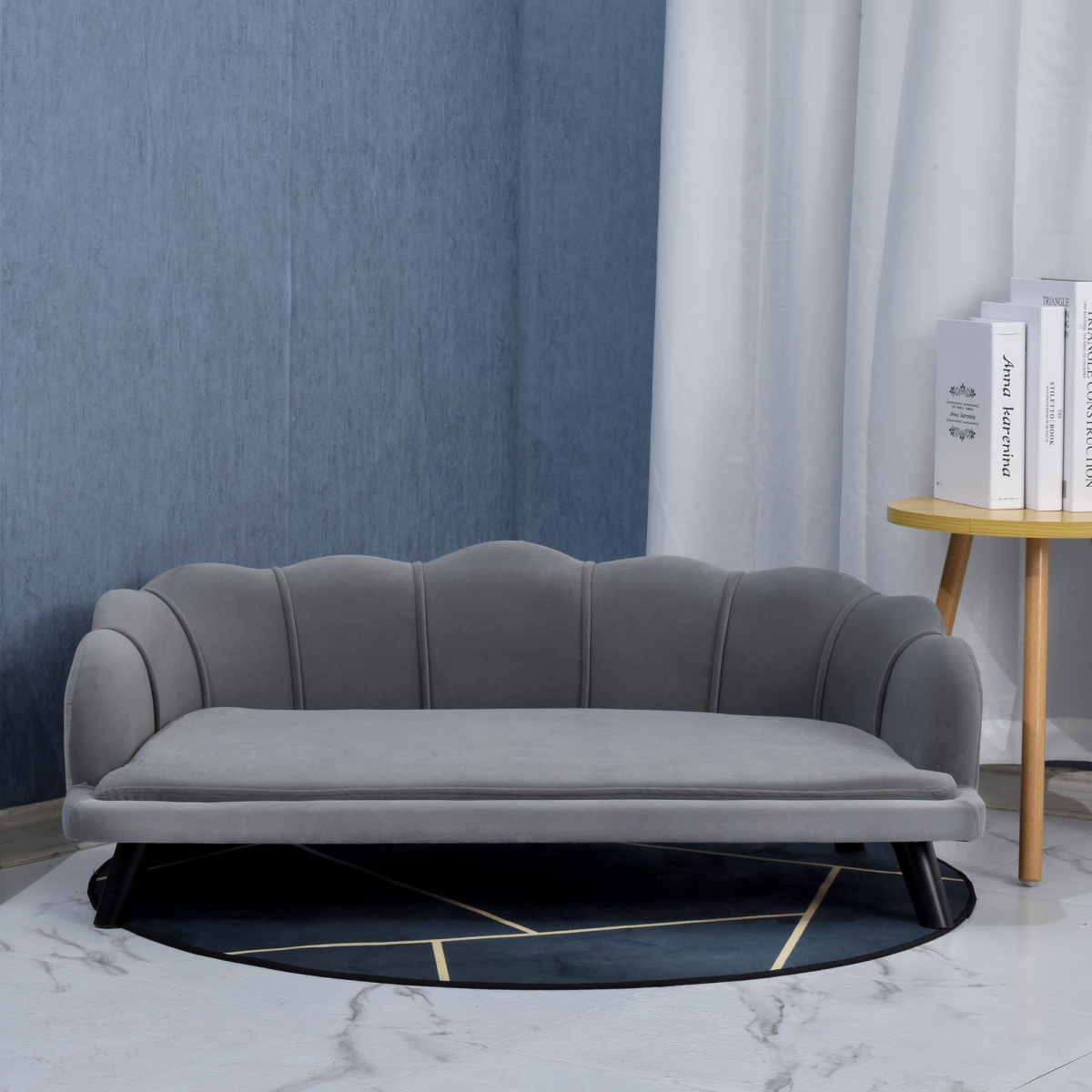 cortex-london-windsor-pearl-shell-dog-sofa-bed-grey