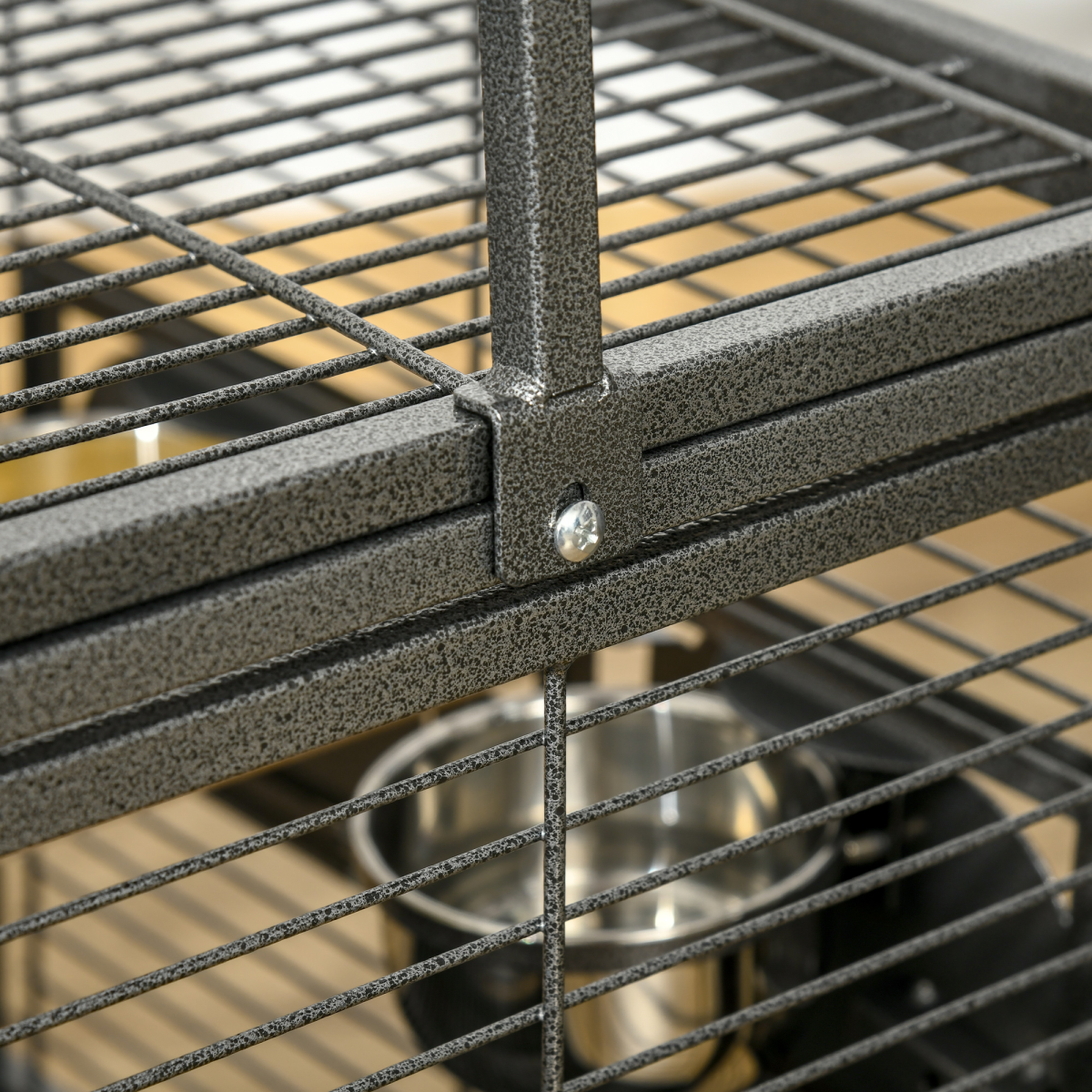 cortex-london-windsor-parrot-cage-bird-carrier-black-wooden-perch