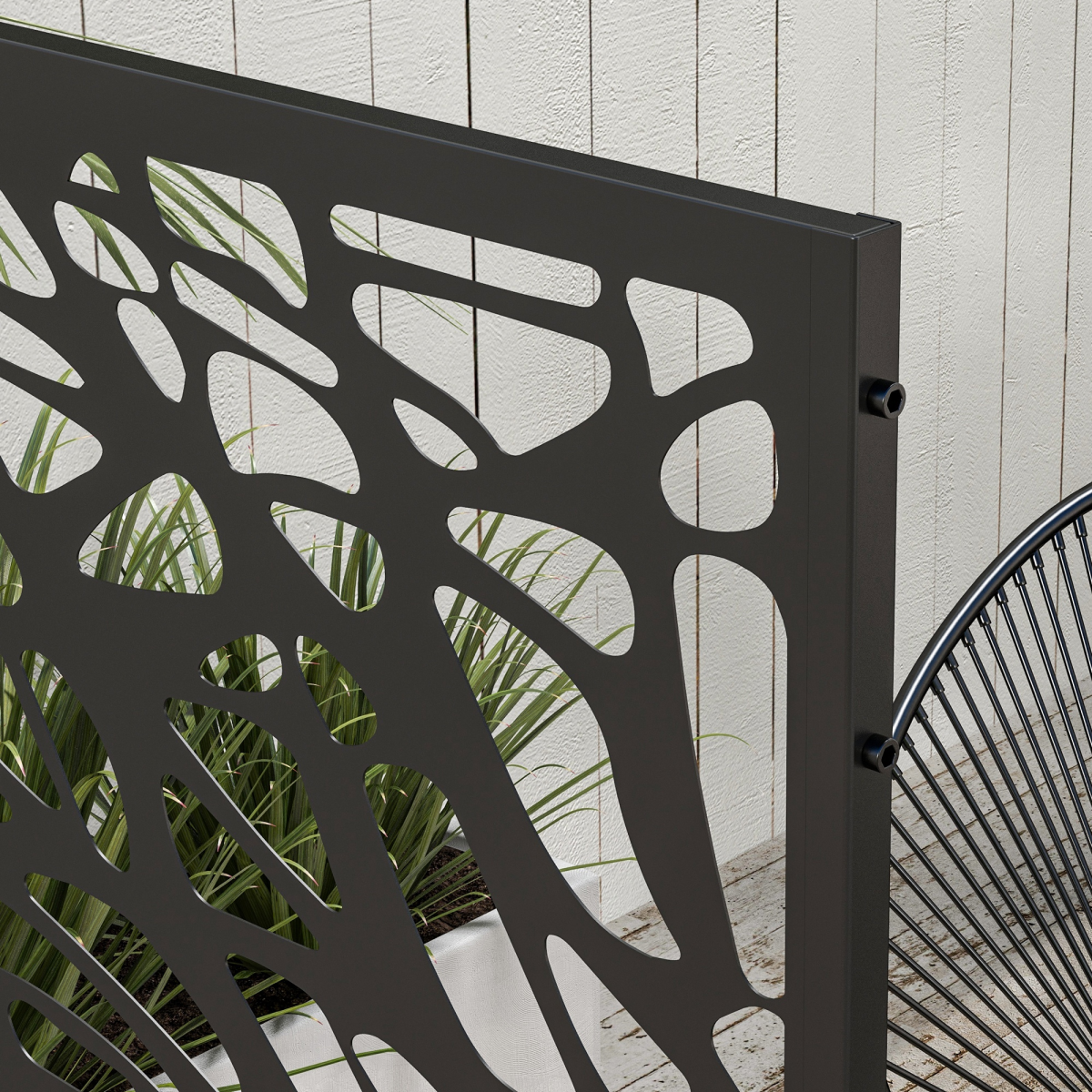 cortex-london-york-twisted-line-steel-outdoor-privacy-screen-black
