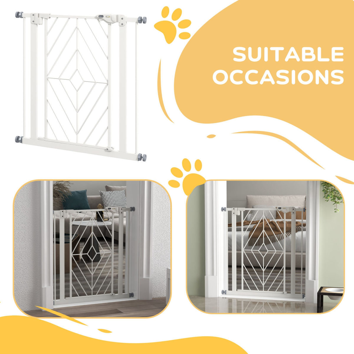cortex-london-windsor-auto-closing-safety-gate-for-dogs-white-steel-74-80cm