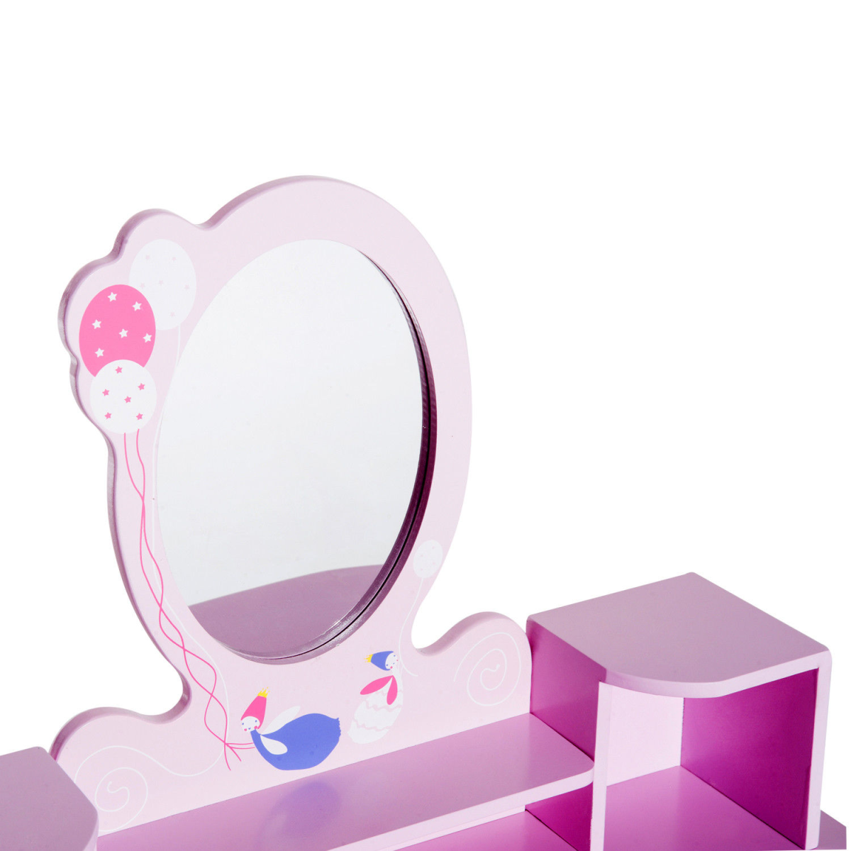 cortex-london-windsor-kids-pink-dressing-table-stool-set-with-storage