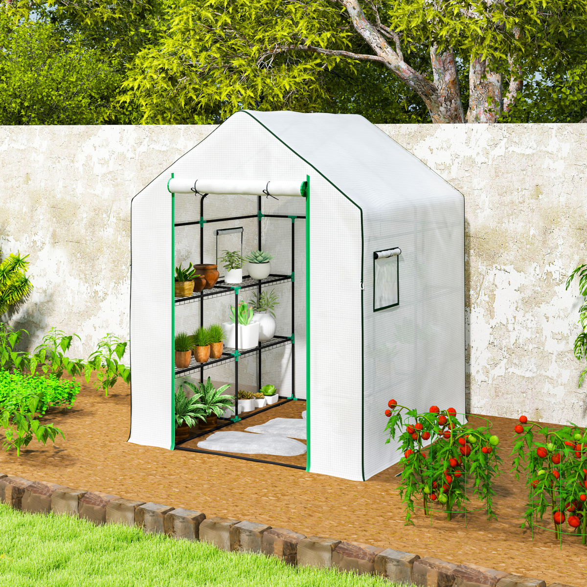 cortex-london-kensington-walk-in-greenhouse-eight-shelves-white