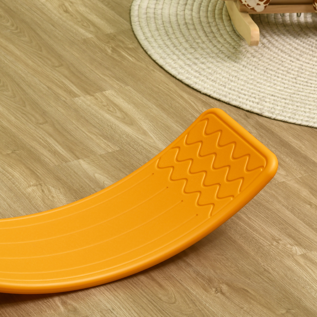 cortex-london-windsor-kids-balance-board-montessori-wobble-toy-orange