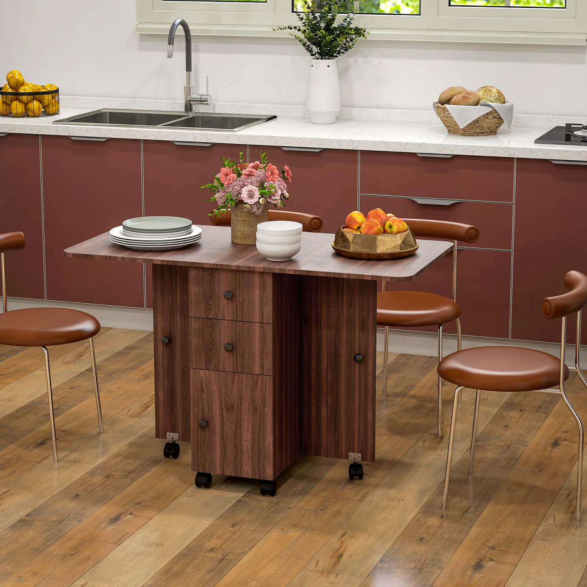cortex-london-york-distressed-brown-drop-leaf-dining-table-with-drawers