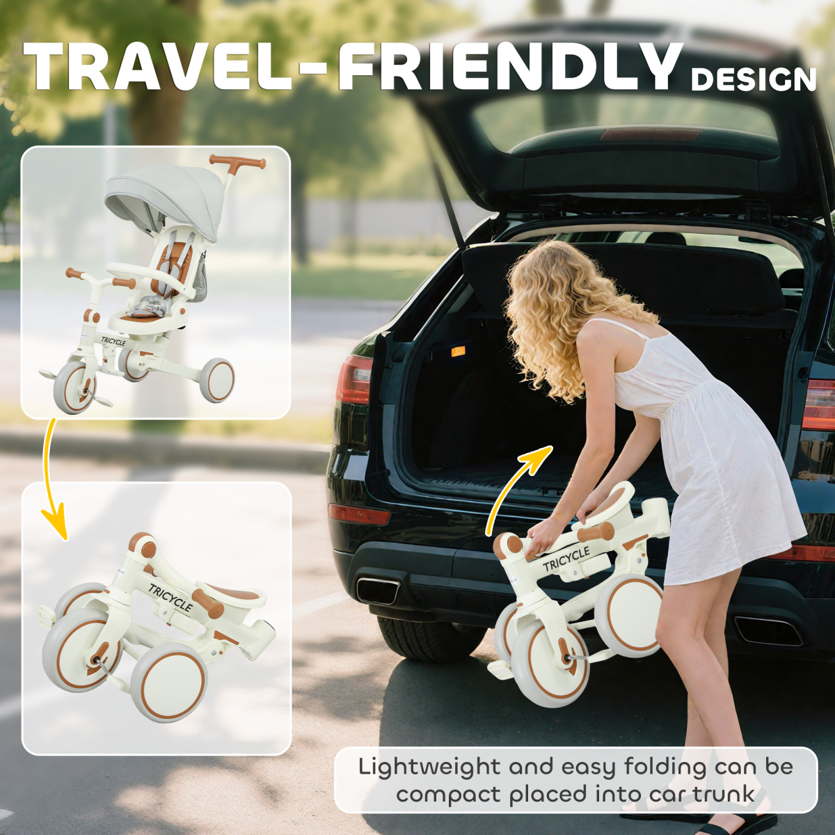 cortex-london-windsor-kids-5-in-1-trike-cream-white-adjustable-backrest