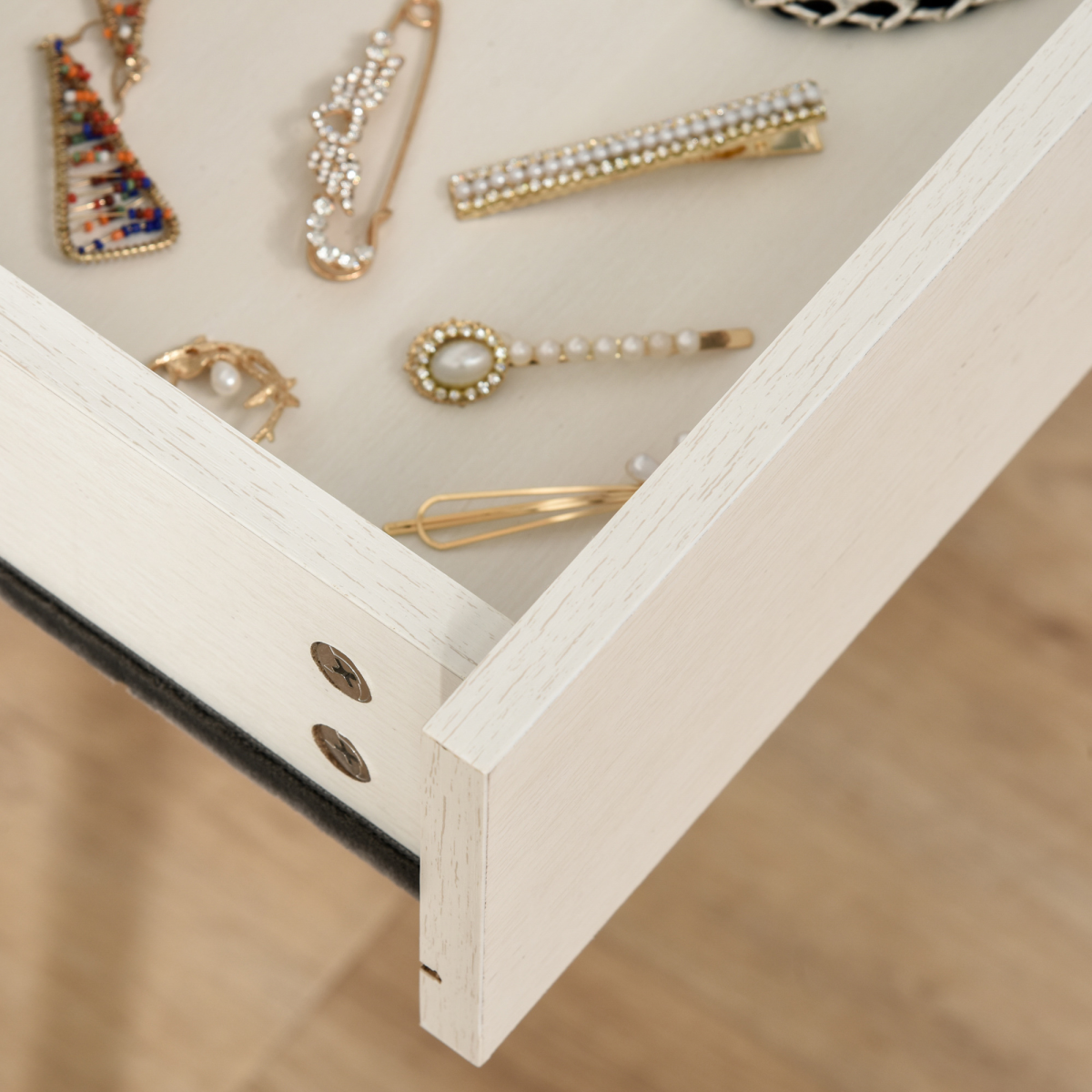 cortex-london-windsor-modern-white-dressing-table-two-drawers-round-mirror