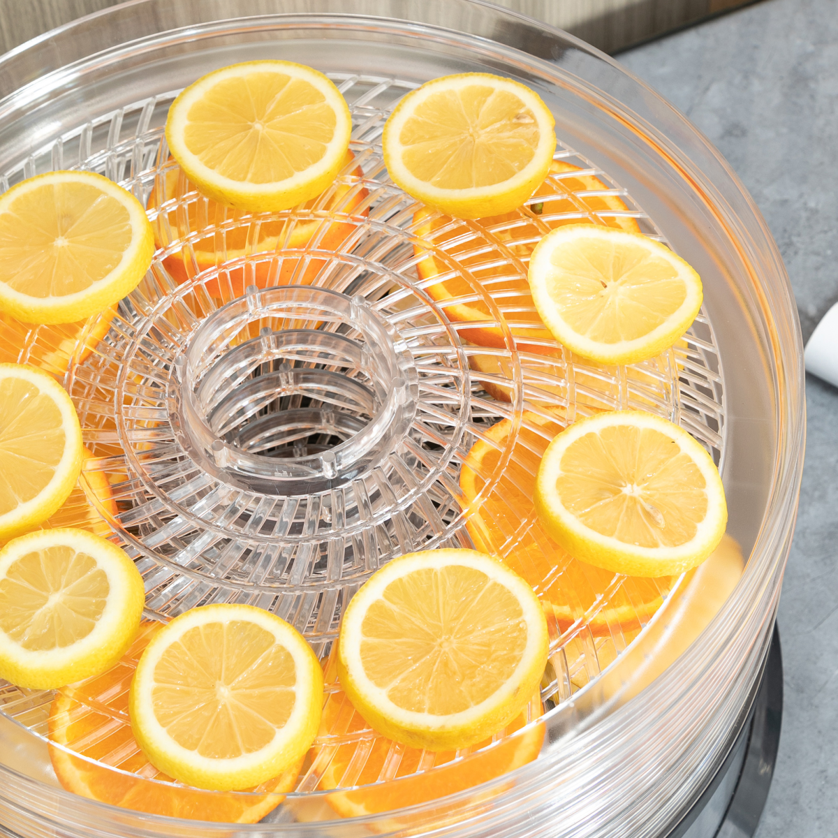 cortex-london-york-five-tier-food-dehydrator-250w-stainless-steel-silver