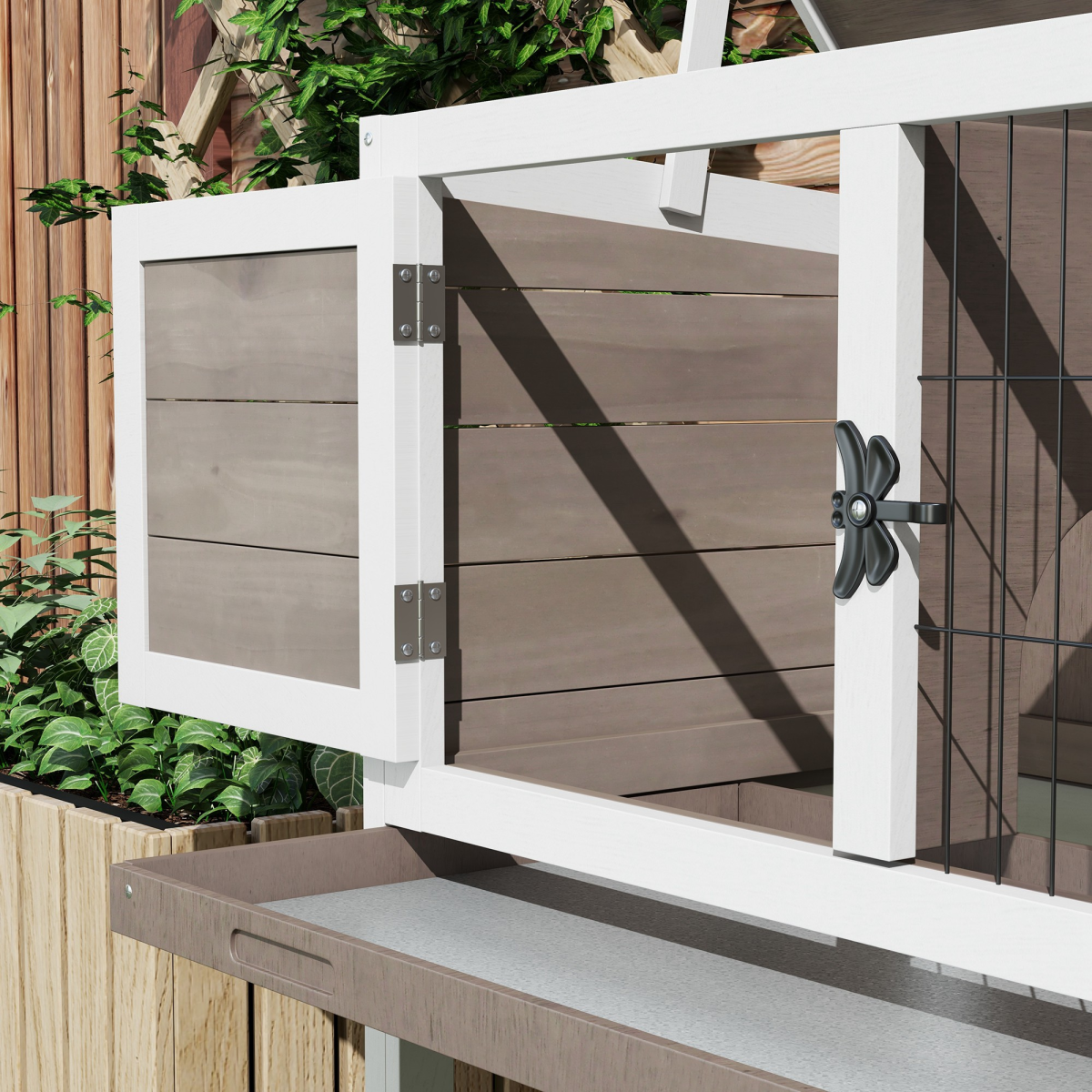cortex-london-windsor-elevated-wooden-rabbit-hutch-indoor-outdoor-asphalt-roof-removable-tray