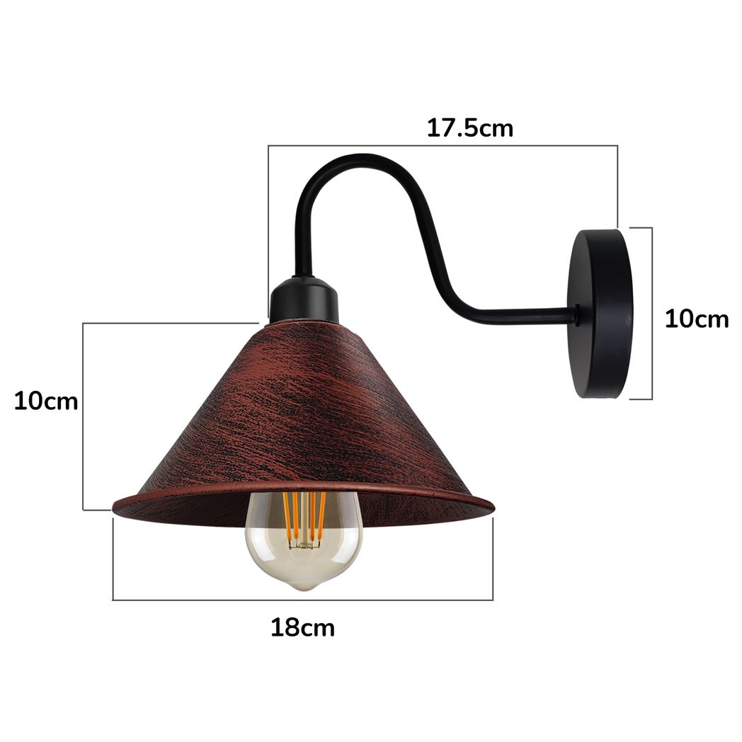 cortex-london-york-rustic-red-e27-swan-neck-wall-light-black-metal