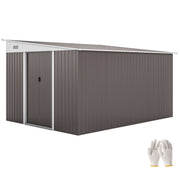 cortex-london-windsor-steel-garden-shed-double-sliding-doors-grey