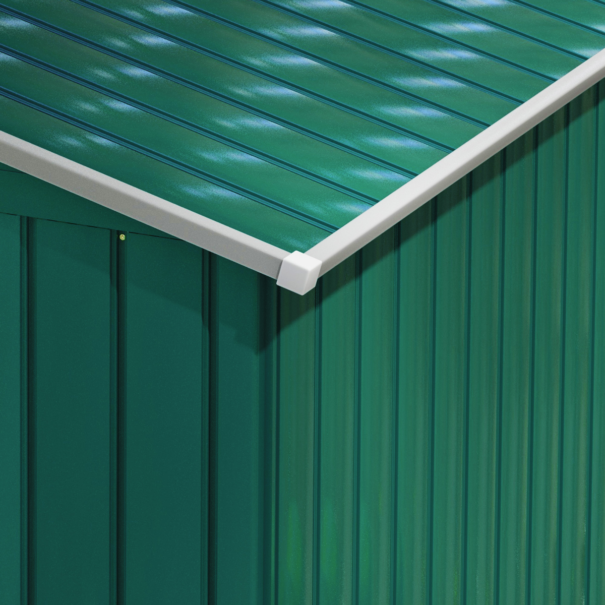 cortex-london-windsor-green-galvanised-steel-garden-storage-shed