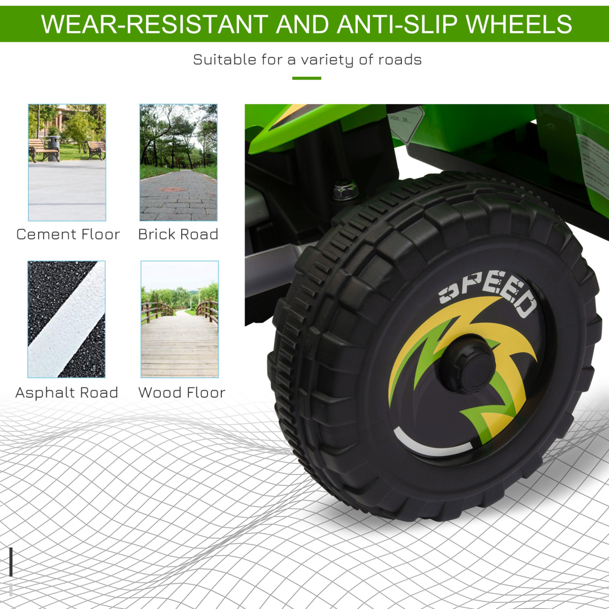 cortex-london-windsor-green-6v-kids-electric-ride-on-car