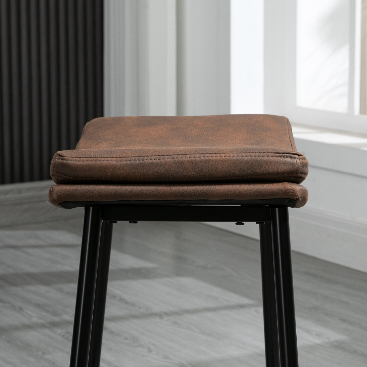 cortex-london-york-breakfast-bar-stools-set-of-2-brown-upholstered-curved-seat
