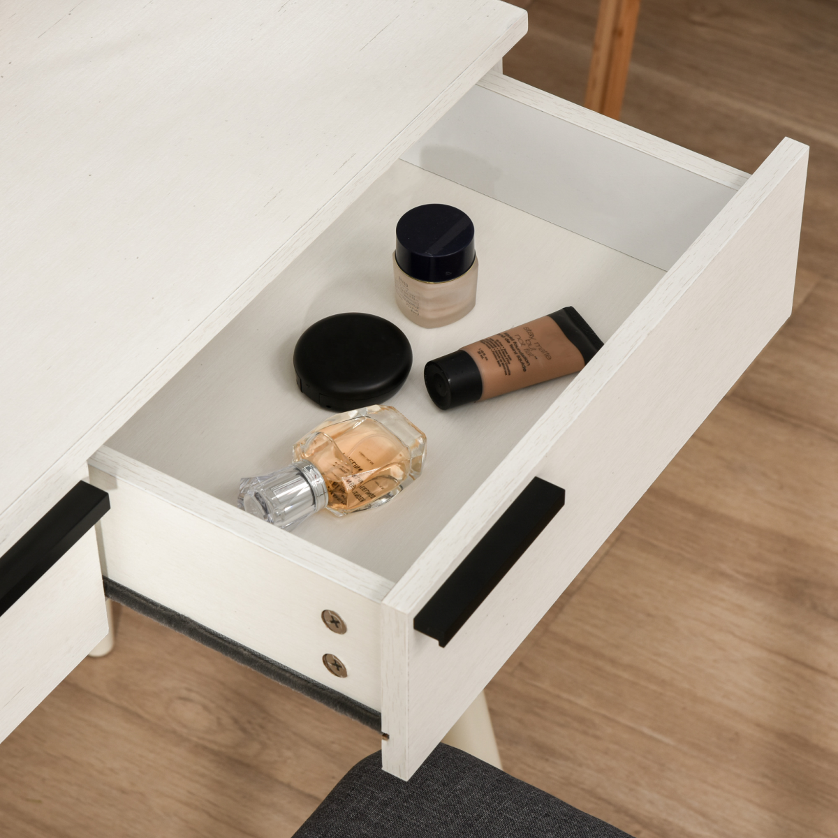 cortex-london-kensington-white-dressing-table-round-mirror-stool