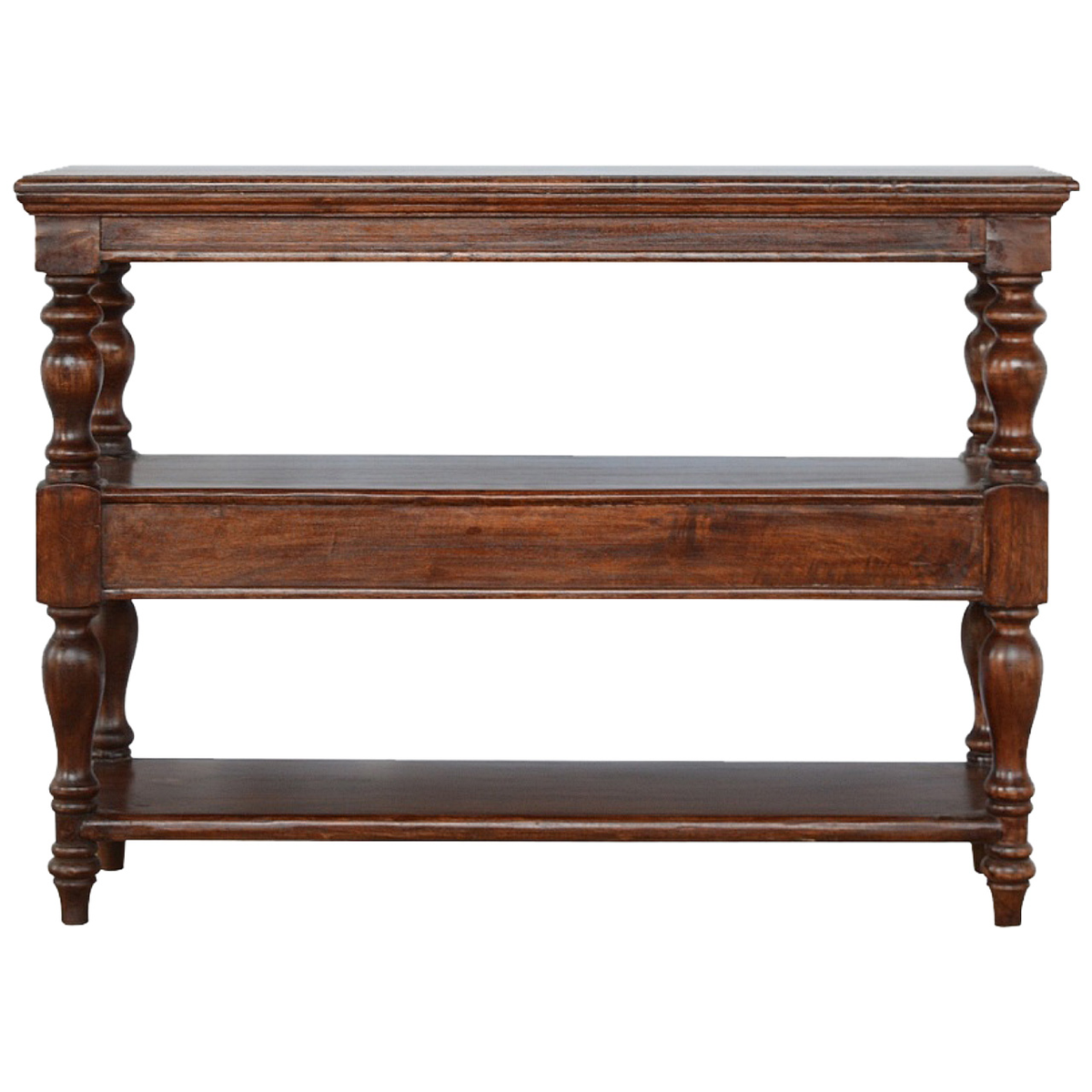 cortex-london-windsor-solid-wood-console-table-drawers-shelves-brown