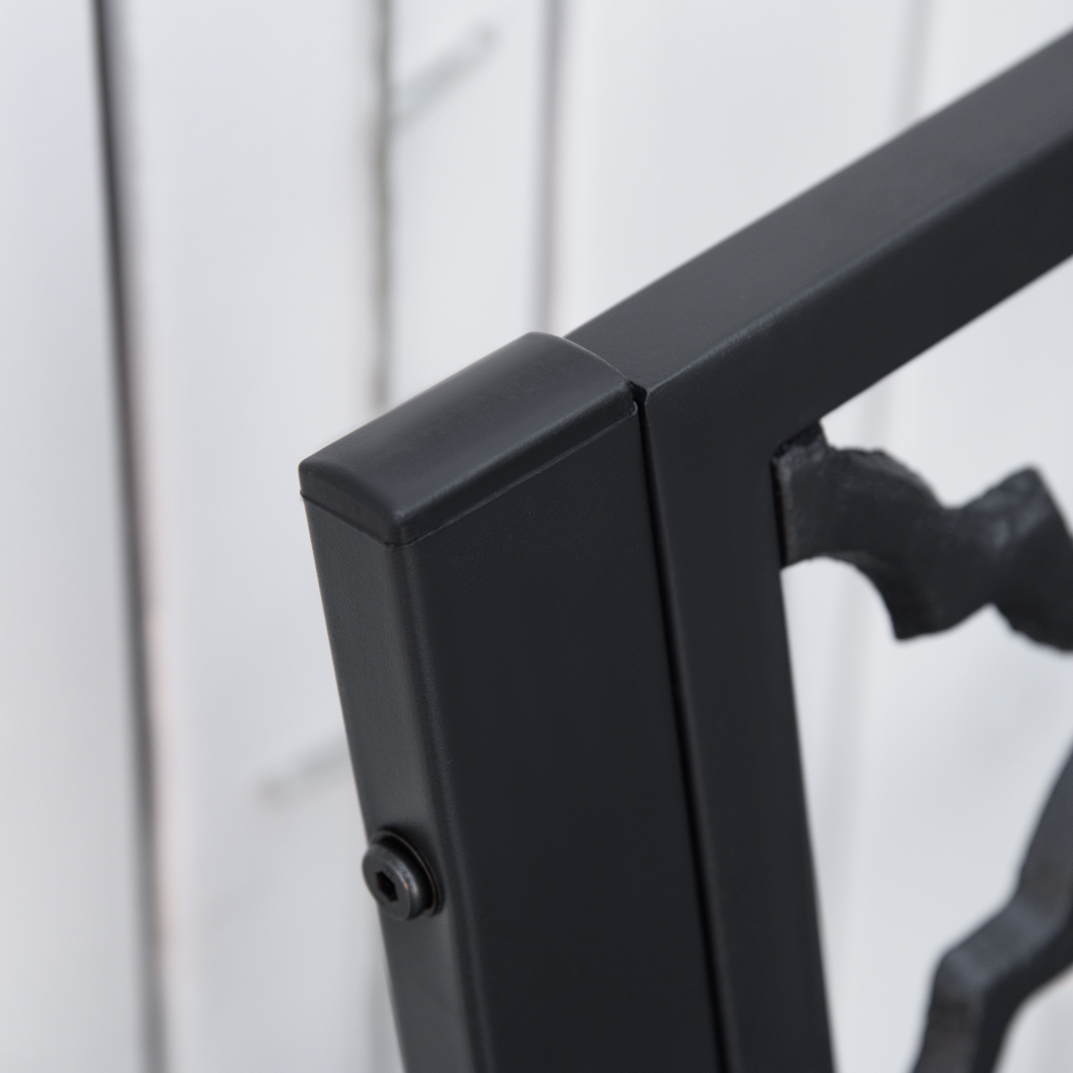 cortex-london-windsor-antique-steel-2-seater-outdoor-garden-bench-armrest-matte-black