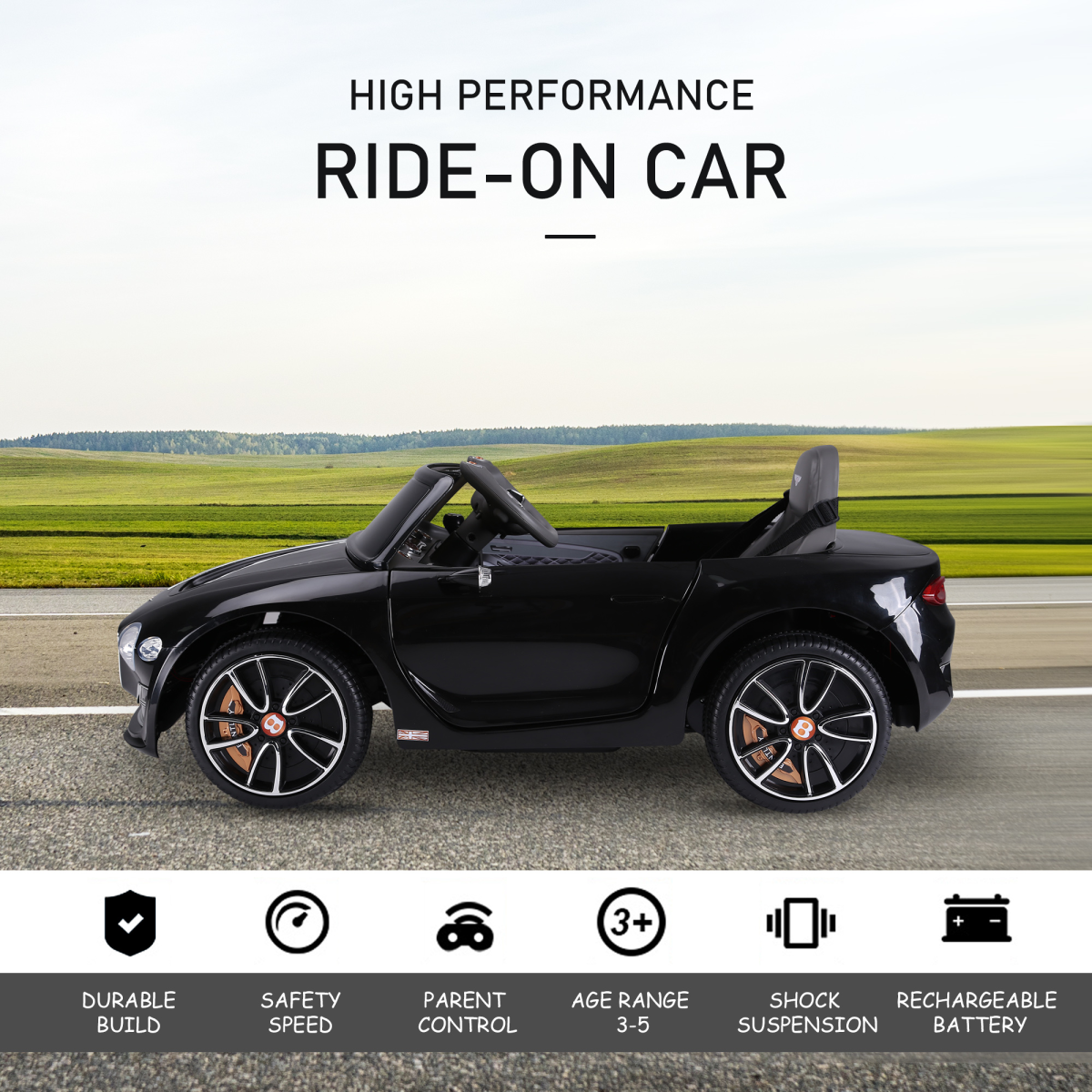cortex-london-windsor-bentley-style-electric-ride-on-car-black-led-lights-mp3-player-parental-remote-control