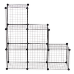 cortex-london-windsor-six-cube-wire-storage-cabinet-organiser-black